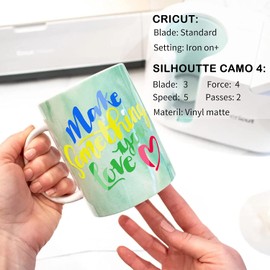 Permanent Vinyl for Cricut - 12 Rolls Permanent Vinyl 12" x 5 Ft Self Adhesive Vinyl Roll, Assorted Colors Outdoor Vinyl Roll for Cricut, Silhouette & Cameo for Mug, Window, Home Decal