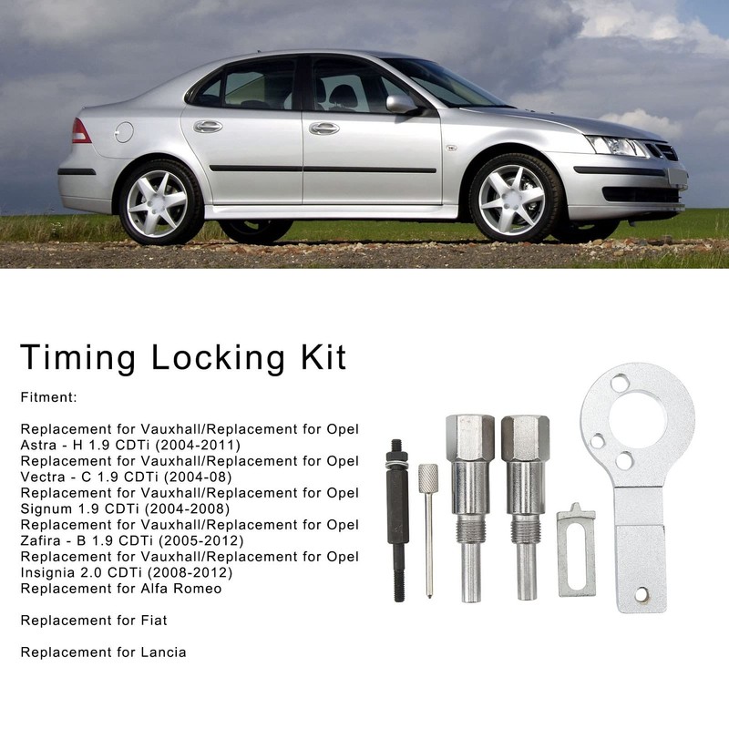 Engine Timing Tool Set, Carbon Steel Diesel Timing Locking Kit,