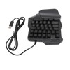One Handed Gaming Keyboard 7 Color RGB Backlight Ergonomic 35