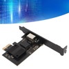 PCIe Network Card 10/100/1000/2500Mbps Gold Plated Pin Aluminium Alloy Gigabit