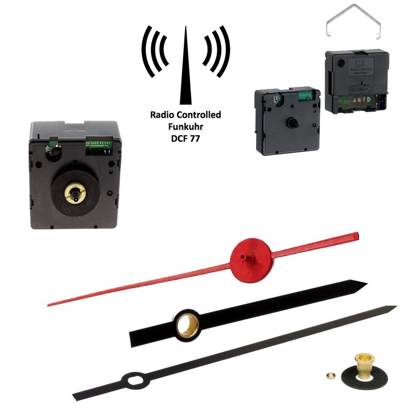 UTS 700 DCF Premium 17 Radio-Controlled Clock Movement Complete Set