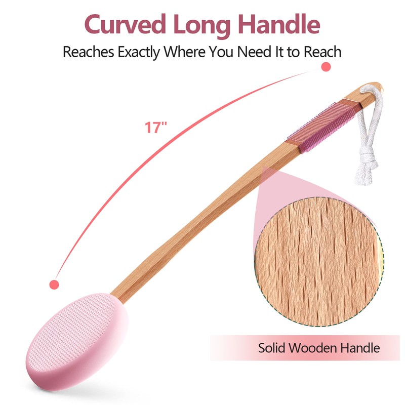 Lotion Applicator With 4 Replaceable Pads for Back, Self, Elderly,