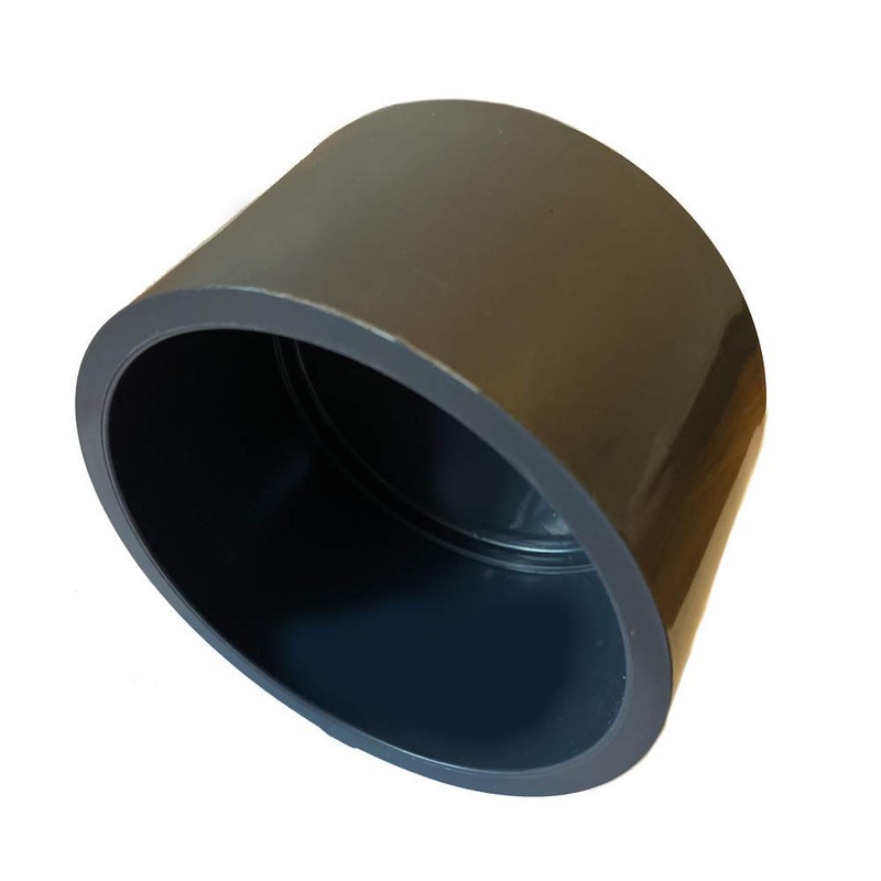 Adrenaline Fishing PVC-U End Cap 63 mm Fitting for Gluing