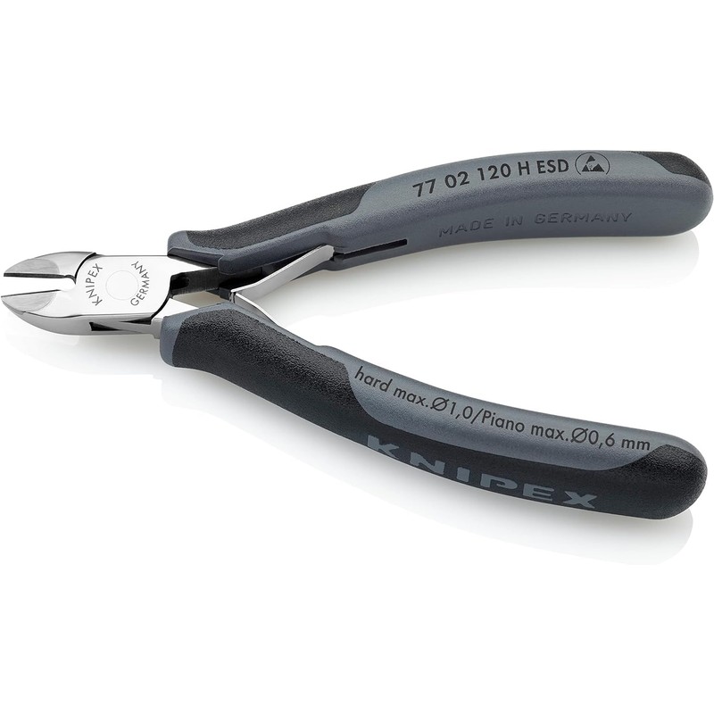 Knipex 77 02 120 H Electronics Diagonal Cutter ESD with