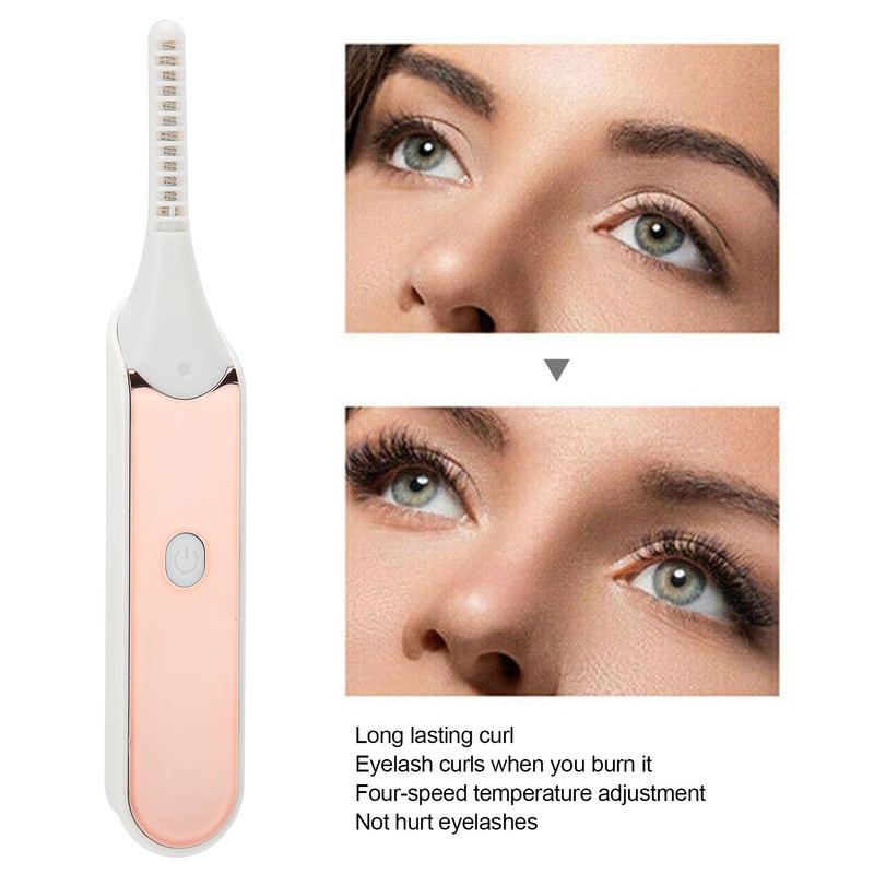 Electric Heated Eyelash Curler Longlasting Digital Display Electric Eyelash Lash