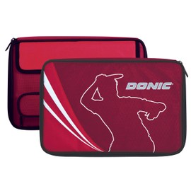 Donic-Schildkröt Legends Plus Table Tennis Bat Cover, for Up to Two Rackets, Extra Ball Compartment, 818541