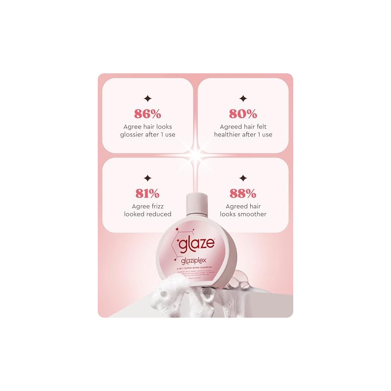 glaze Champú Super Shine Bond: controla el frizz, crea enlaces