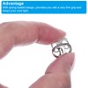 PATIKIL 0.6x0.4 Cord Locks, 10 Pack Double Hole Spring End