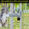 MorningRo 2-1/2 Inch Chain Link Single Gate Latch for 1-5/8"
