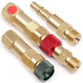QDB30 Regulator to Hose Quick Connect Set with Check Valve for Torch Welding Brass Fittings 312-QDB30