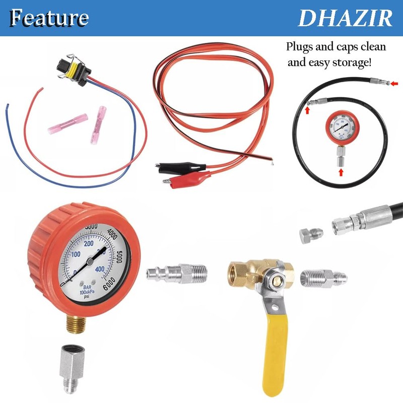 High Pressure Oil System IPR Air Test Tool Kit Fit