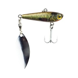 FISHN REALSPINNY spinner bait, jig, weight: 20g, size: 5cm, spinner blade: 3,8cm, artificial bait, for spin fishing for predatory fish such as pike, perch, trout, pike-perch (015 Stint)