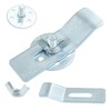 Marvexi 12Pcs Undermount Sink Brackets Silver Sink Mounting Bracket, Heavy