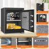 HSGCJS Biometric Fingerprint Safe Box with Digital Keypad, Security Safe