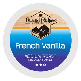 Roast Ridge Single Serve Coffee Pods Compatible with Keurig K-Cup Brewers, French Vanilla 100 Count