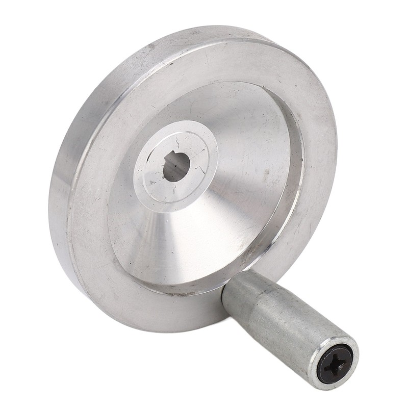Hand Wheel Crank Handwheel Aluminum Alloy 0‑1mm Scale 80mm Diameter
