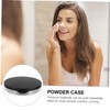 Baluue 6pcs Travel-Ready Makeup Powder Container Empty Puff Compact Lightweight