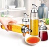 Olive Oil Dispenser Bottle, Liquid Condiment Container, 17 Oz Vinegar