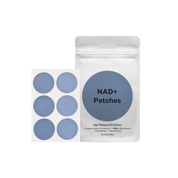 NAD+ Boost Patches | Daily Vitality & Healthy Aging |Supports