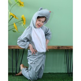 Kids Animal costumes Boys Girls Pijamas Fancy Dress outfit Cosplay Children (Mouse, XL (For kids 120-140 cm tall))