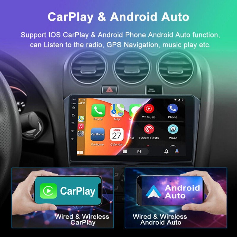 Fortdows For 2007-2012 Nissan Altima Apple Carplay Car Radio Android