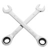 WHAMVOX 16mm Wrench Tool Set Ratcheting Spanner 2pcs Dual Head