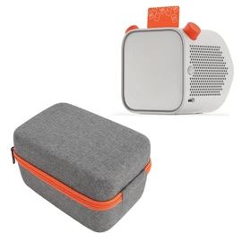 Hard Case for Yoto Player, Shockproof and Waterproof Hard Carry Case with Comfortable Hand Strap, Hard Travel Case for Speaker (Grey)