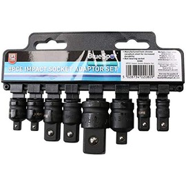 Impact Impacted Socket Adapter Adaptor Step Up Reducers 1/4" – 3/4” Drive 8pc