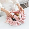 Portable Cosmetic Bag with Drawstring, Cosmetic Bag, Large Makeup Bag,