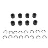 8pcs Rubber Roller Resolution for Cricut Maker, Rubber Roller Replacement