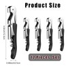 12 Pieces Professional Waiter Corkscrew Wine Openers,Black Wine Keys Opener