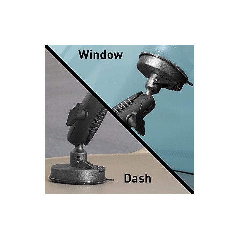 iBOLT 25mm / 1 inch Ball to “Sticky-Suction” Cup Windshield/Dashboard