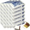 24 Boxes - White Plain Matches Matchbooks Wedding, Anniversary, Birthday, Party (1200 Matchbook Total)