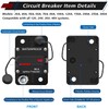 80 Amp Circuit Breaker with Manual Reset for Car Marine