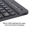Slim Light Wireless Bluetooth Keyboard for Android IOS WIN Black