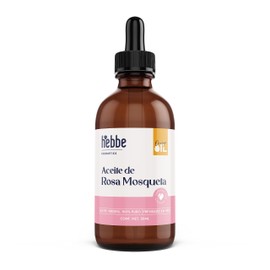 HEBBE - ACEITE DE ROSA MOSQUETA | Previene Cicatrices y Estrías | Regenera y Reafirma la Piel | Reduce Manchas y Ojeras | 50 ml | Antiedad y Reparador Cutáneo | Sin Parabenos | Útil para Masajes Faciales