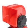 Snail Car Horn Red Air Electric Snail Single Horn Kit