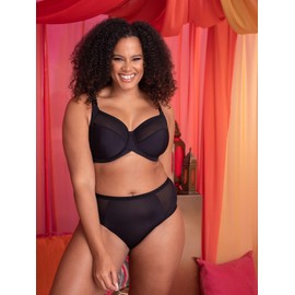 Curvy Kate Womens Wonderfully Full Cup Balconette Bra, Black, 36H UK