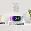10W Digital Alarm Clock One Button Lifting LED Mirror Electronic