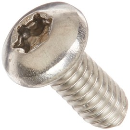 Small Parts 18-8 Stainless Steel Pan Head Machine Screw, Meets ASME B18.6.3, T20 Star Drive, #8-32 Thread Size, 3/8" Length, Fully Threaded, Imported (Pack of 50)