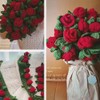 Crochet Bouquet of Flowers, DIY Handmade Rose Blanket, Rose Bouquet