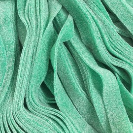 Bayside Candy Sour Power Belts Green Apple 1.5 Lbs 75 Pieces