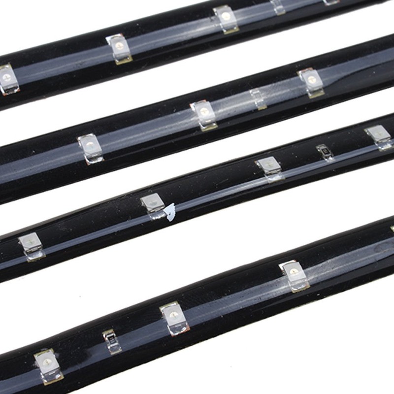 E Support 8 X Green 12v 15 Led 30cm Car