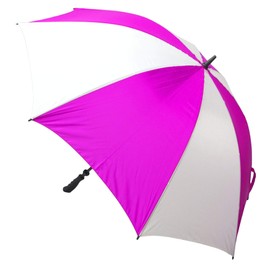 Jef World of Golf Gifts and Gallery, Inc. Umbrella (Pink/White, 62-Inch)