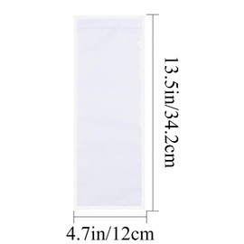 40 PCS Nameplate Pocket Adhesive Desk Nameplates Name Tag Pocket 13.5 x 4.7 Inch