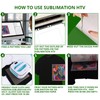 HTVRONT Sublimation HTV for Dark/Light Fabric - Matte Sublimation Vinyl