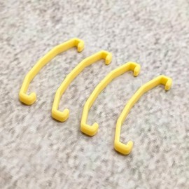 ULEIVA Headphone Clip 4 Pieces Yellow Clamp Gadged Compatible with Astro A50 Gen. 4+ Mod. Kit Support Clamp Headband Fix Gaming Headset Headband (Yellow)