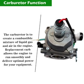 LIZAPUS Carburetor Carb Kit Compatible with 50" Troy Bilt Mustang RZT 50 RZT50 Zero Turn Mower Model 17AF2ACP011 17AF2ACP211 17AF2ACP766 17AF2ACP066 with Kohler Engine