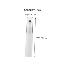 Gatuida 5pcs Refillable Eye Cream Containers with Roller Ball Applicator Travel Friendly Essential Oil Bottles for Moisturizing Skin Care at Home Office the Go