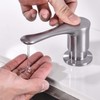 Kitchen Sink Soap Dispenser Brushed Nickel BZOOSIU Solid Brass Pump